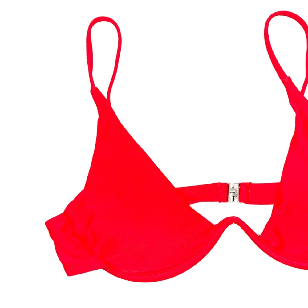 Red Wire Bikini Top - Picture 2 of 5